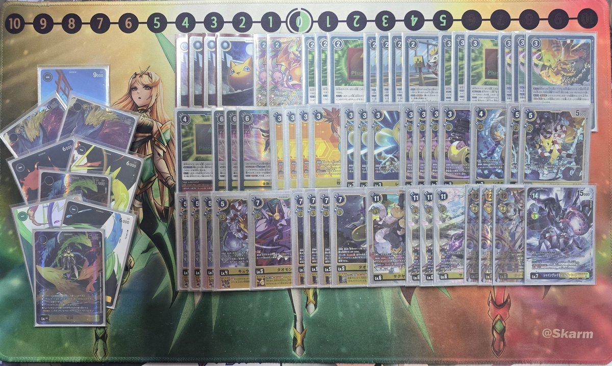 Tamer Battle <a href="/Agorahobby/">Agora Hobby</a>
19/12/25
Deck: Sakuku

Rd 1: Hudie ✅
Rd 2: Omega ✅
Rd 3: Jesmon ✅
Rd 4: DukeX ❌

2nd/17

Got ST22 last week, didn't manage to use it properly due to time and life. 
I'm just happy to use my ruin mode(s) again man.

#デジモンカード