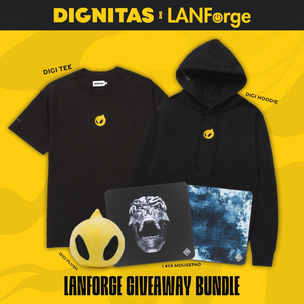 dignitas's tweet image. We're excited to announce a new partnership with @LANForge! They will be buffing up our team and travel setups and have already been enhancing our in-person events. 

We're even celebrating with a DIG x LANForge giveaway! To enter:
✅ follow @dignitas
✅ follow @LANForge 
✅…