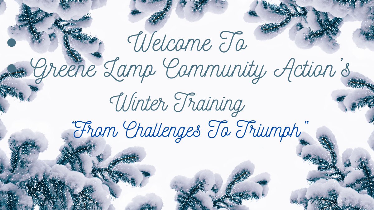 GLCAENC's tweet photo. Thank you La Grange Community Center for allowing us to host our Annual Winter Training for our Staff. 

Job well done Hospitality Team! 

“From Challenges to Triumph!”

#GLCAENC https://t.co/RfzRhogAJt