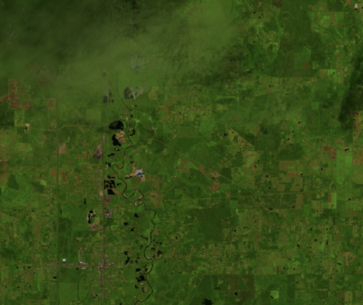 UMD_GLAD's tweet photo. Captured in @UMD_GLAD DIST-ALERTs: Explosion at an oil and chemical plant in Roseland, LA on August 22, 2025 blanketed the communities, waterways, forests, and fields in oily soot for miles downwind https://t.co/Lp3HBL9w2X #remotesensing #disastermonitoring @umdgeography https://t.co/21B1BxjQ8z
