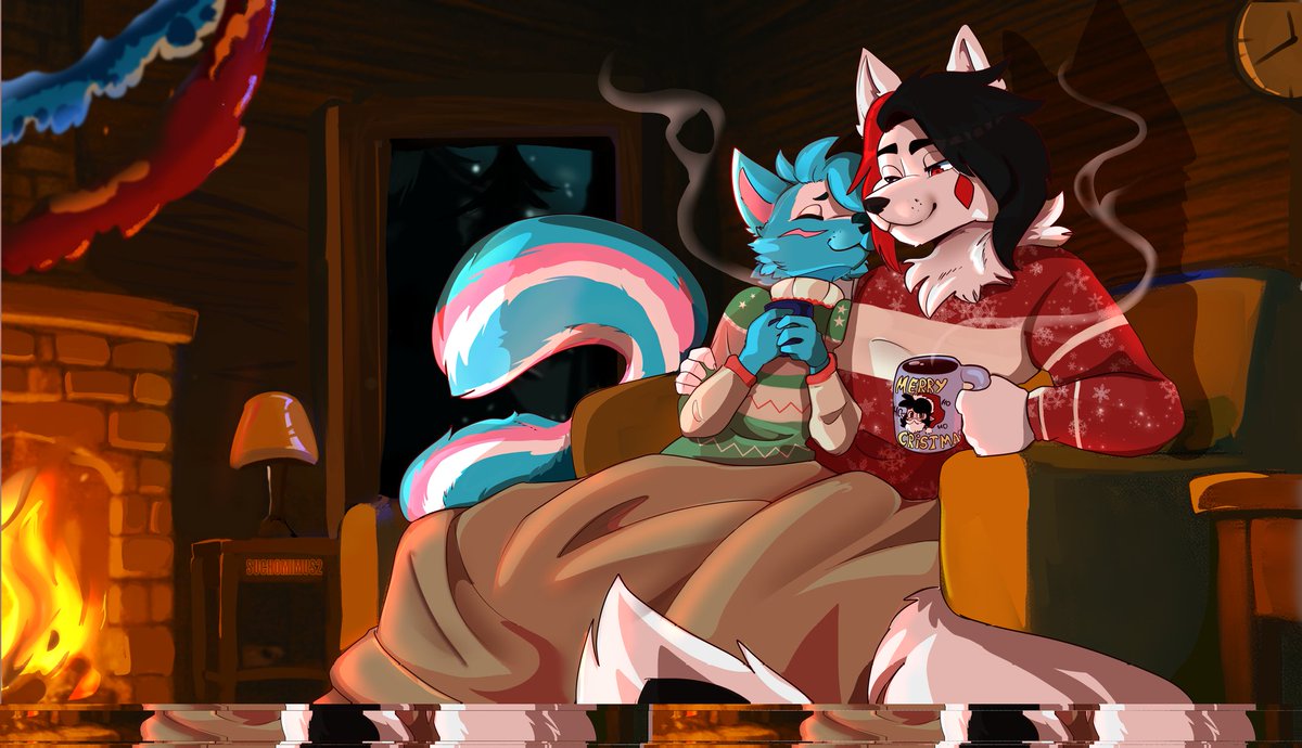 Commission of Christmas with my little kersils and joker 
Artist <a href="/Suchomimus_2/">Suchomimus2</a> <a href="/Suchomimus2_18/">Suchomimus2 🔞</a>