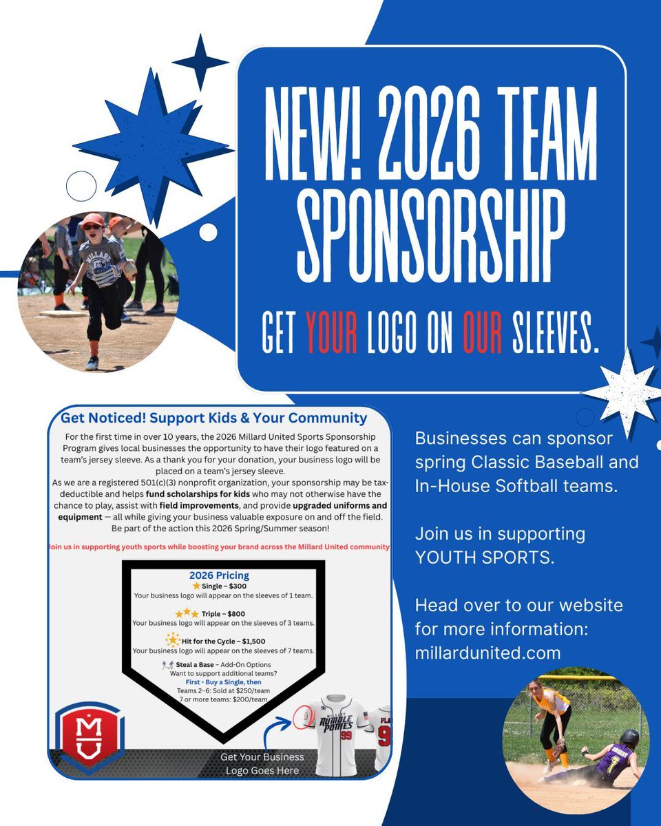 Get YOUR logo on OUR sleeves.

More information here: buff.ly/iINqSOp