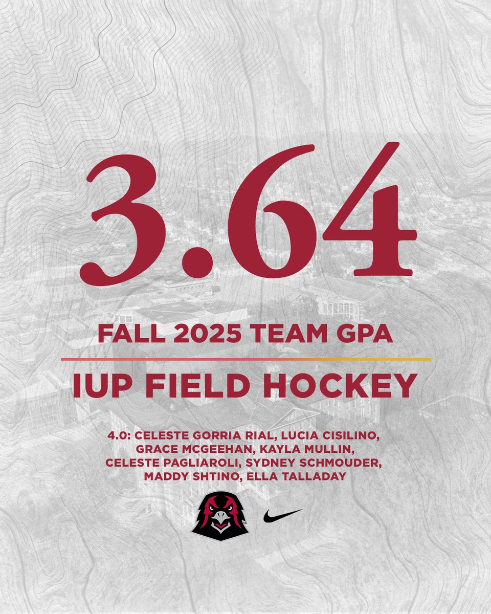 Books up. Talons Up.
3.64 team GPA 📚🔥
8️⃣ perfect 4.0s.