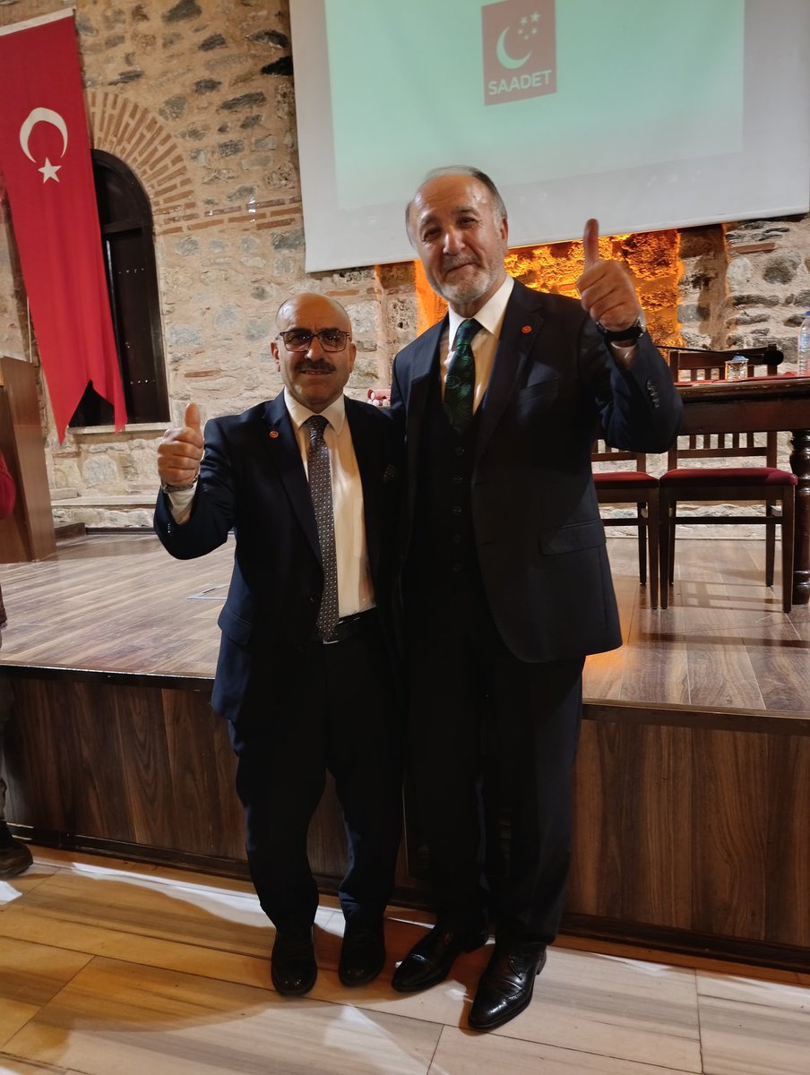 Saadet partisi Genel Başkan yardımcısı Sayın Cafer Güneş Başkanla beraber