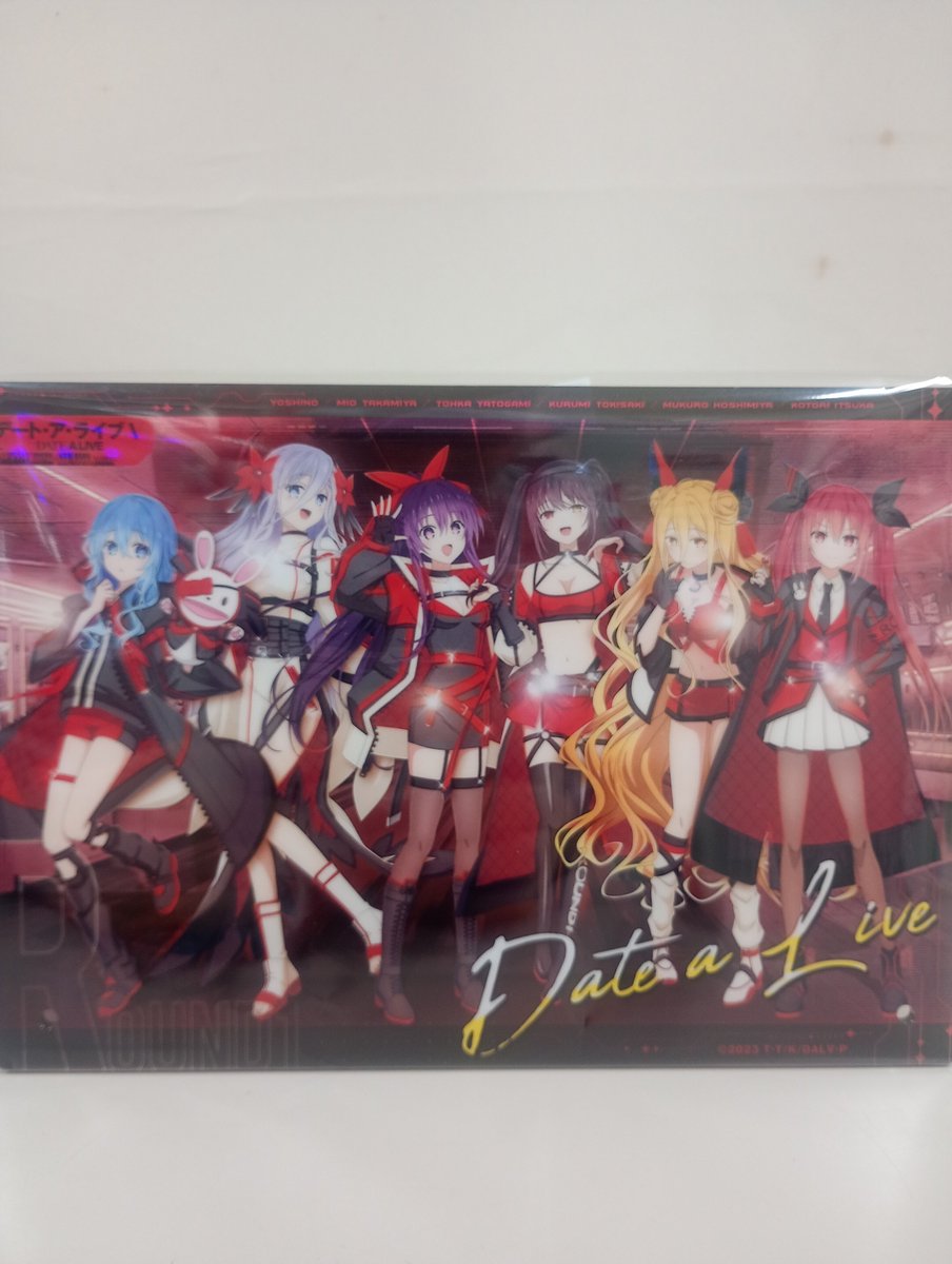 ラウンドワン加古川店にてデート・ア・ライブのアクリルボード登場