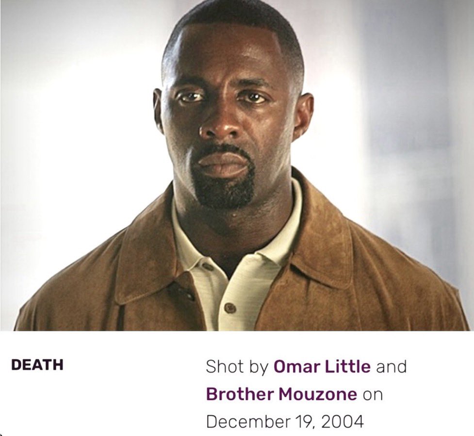 Ziggys_Duck's tweet image. Stringer Bell died 21 yrs ago today.