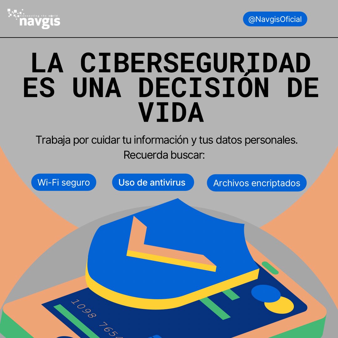 ¡Viernes de tomar buenas decisiones! No dejes que se acabe el año sin que tomes la tuya 🙇🏻‍♀️. 

¿Cómo hacerlo? 

Búscanos, te contaremos cómo: 

📧 ceo@navgis.com
🌐 navgis.com

#Comunicaciones #Comms #Ciberseguridad #Cyber #Cybersecurity