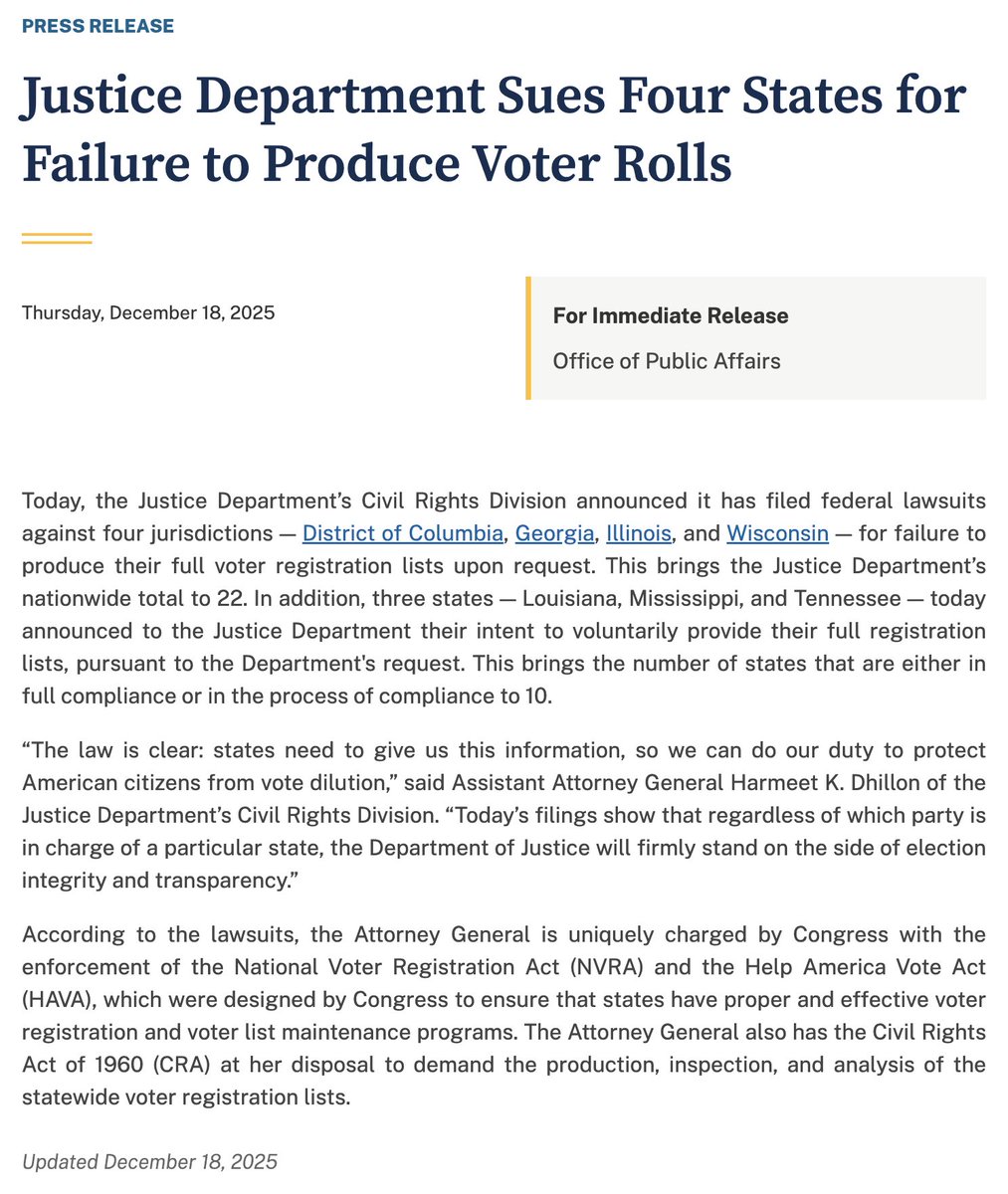 FreedomCaucusGA's tweet image. 🚨RAFFENSPERGER BREAKS WITH RED STATES, JOINS WITH BLUE STATES TO OPPOSE TRUMP

While Republicans in Louisiana, Mississippi, and Tennessee are working with the Trump Admin to secure our elections, GA SOS Brad Raffensperger is teaming up with liberals in Illinois, Wisconsin, and…