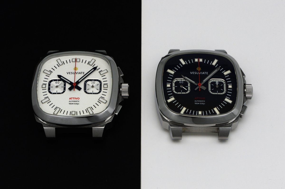Vesuviate_Watch's tweet image. VESUVIATE Attivo-Chrono “BLACK AND WHITE” 

#squarewatch #chronograph #watchchrono #timepiece #watchoftheday #chronowatch #wristwatch #squarechrono #watchaddict #watchlover #watchcollector #wristgame #timeisnow #watchporn #watchfam #wristcheck #horology #watchcommunity #vesuviate