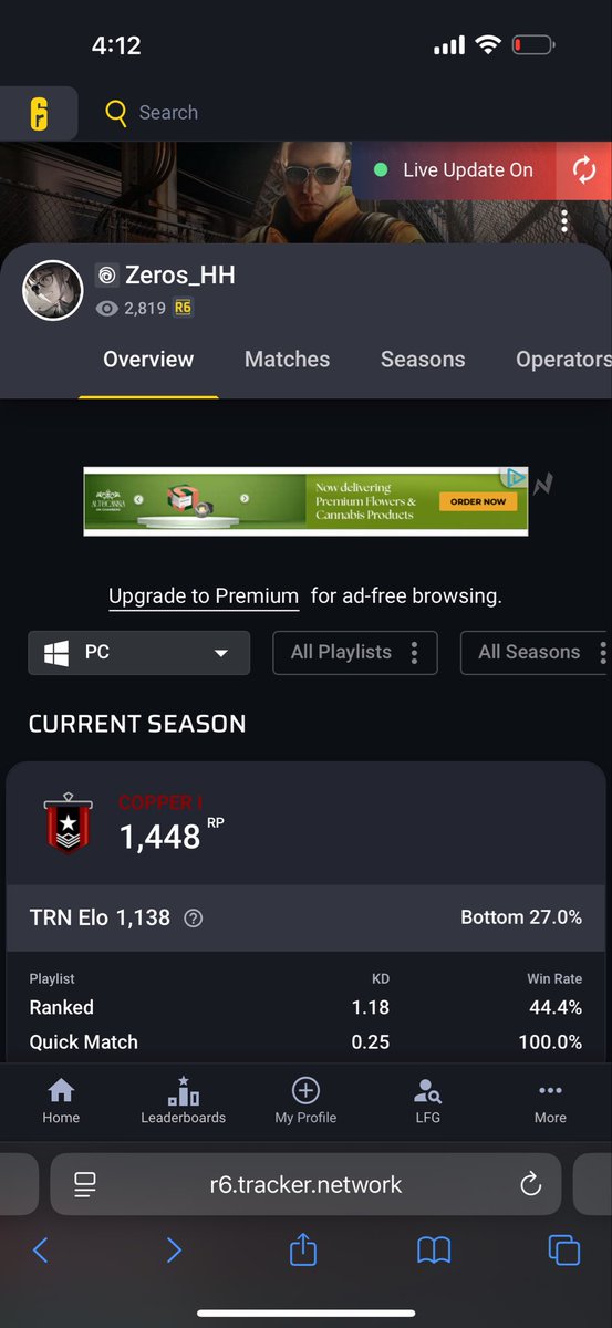 Zero__HH's tweet photo. @Spacestation @Fultz @AshnR6s @Benjamaster2k @Nuersss @J9Or6 @Callout66 @ALO_R6 @SirPineappleee @EsportsHector @Martins__Arthur Same acc but one was on pc and the other on PlayStation. Total is 26,040. Def played more console over my years lol. https://t.co/0FhPtqvFph