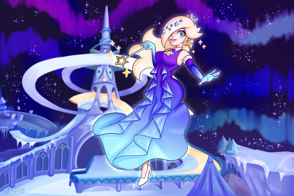 deniiTD's tweet image. Bringing back this wonderful winter landscape in hopes of some snow for christmas! ❄️🔄

#nintendo #rosalina