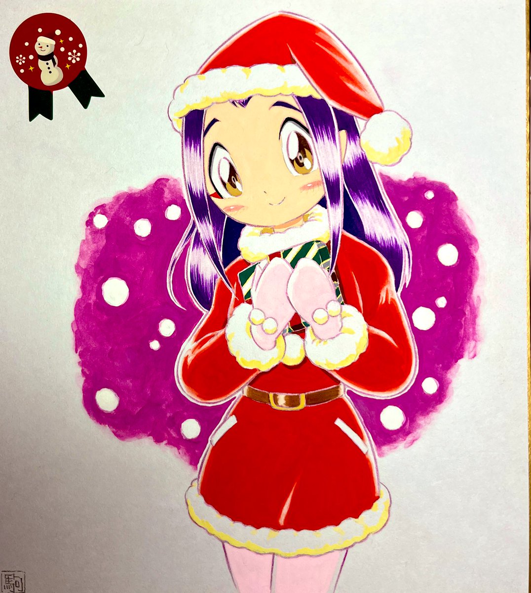 もうすぐクリスマス。イラストを描くのは難しいので前回コミティアで