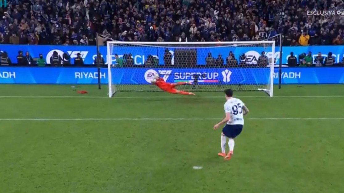 إنتر ميلان أهدر ثلاث ركلات جزاء في ركلات الترجيح بنصف نهائي كأس السوبر الإيطالي أمام بولونيا 