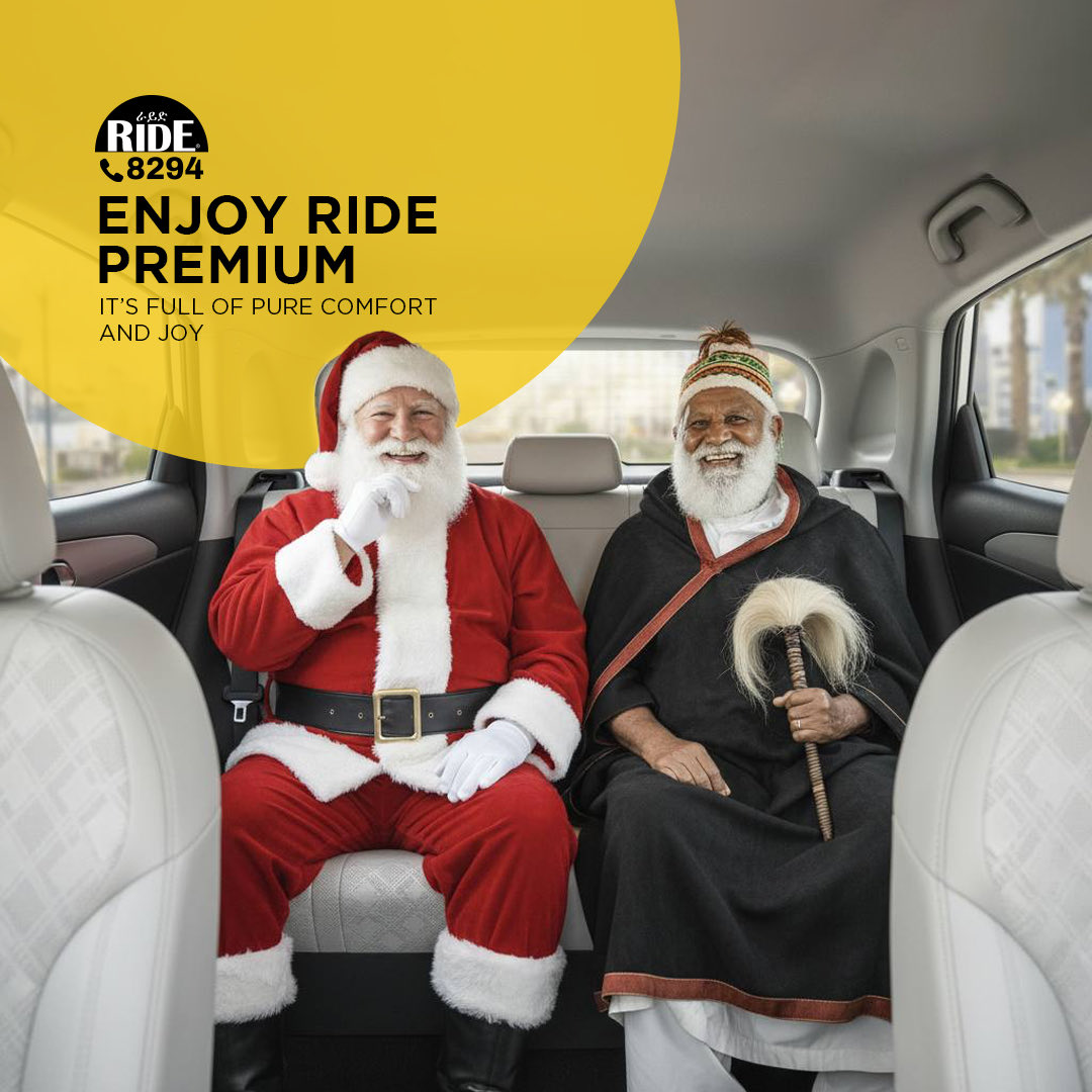 🔥 Great news! Most Respected Ethiopian elder Ababa Gena and our country’s special guest, Santa Claus, traveled with RIDE Premium today and were truly impressed by the car’s modern design and the driver’s polite, professional service.

Both guests were highly satisfied and