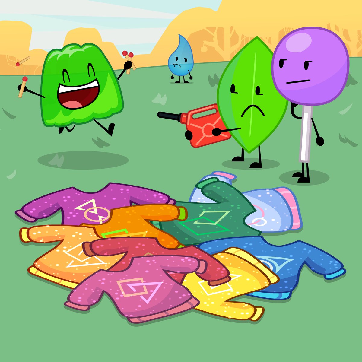 jacknjellify's tweet image. It's Ugly Sweater Day! I hope your sweaters aren't as ugly as these...