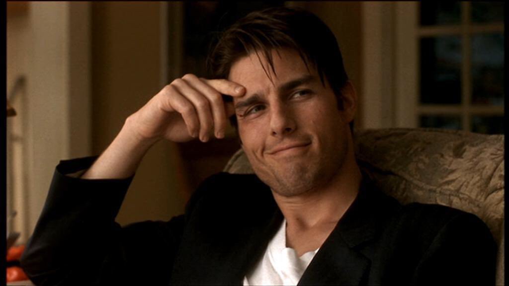 MovieEndorser's tweet image. Tom Cruise in JERRY MAGUIRE