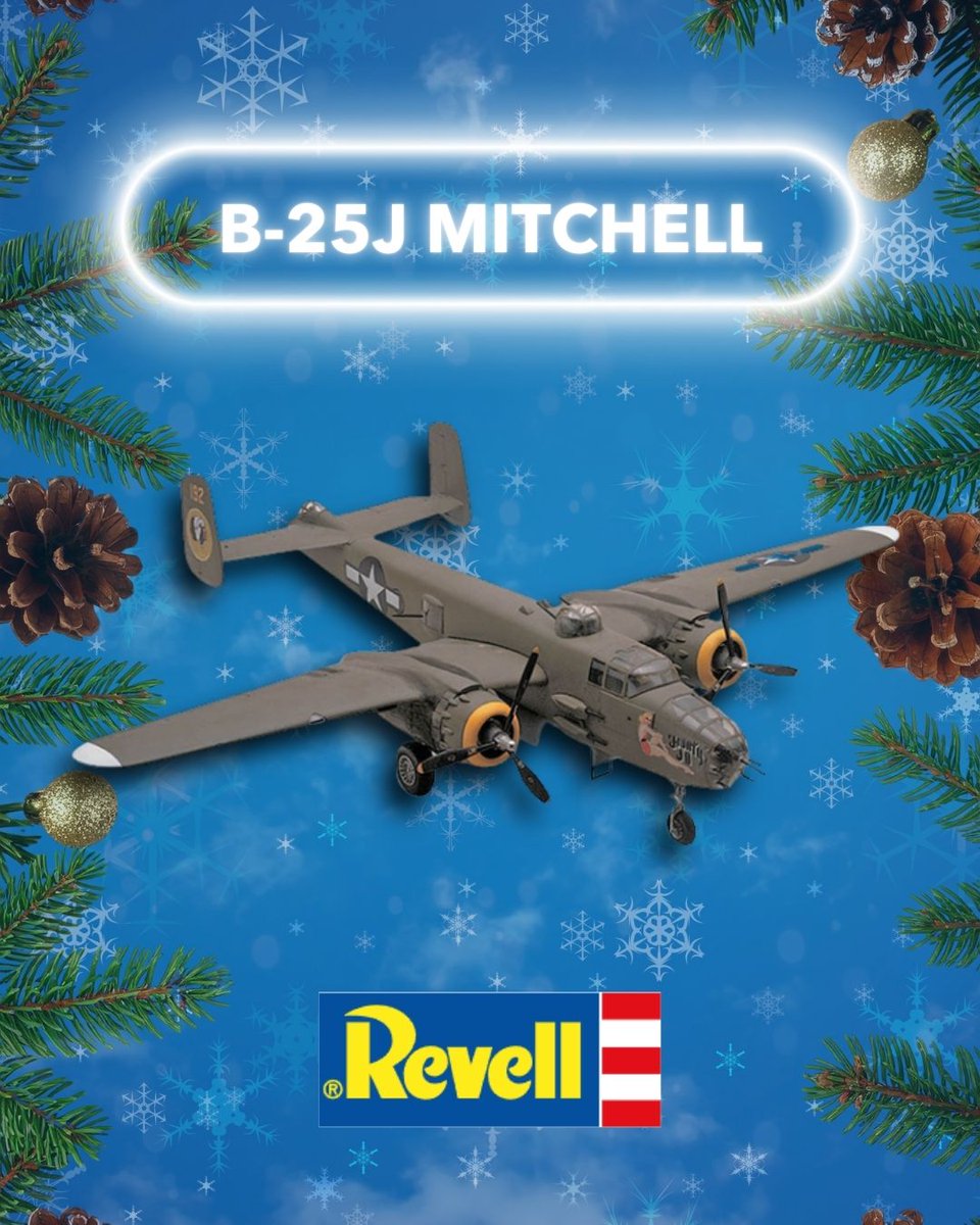 RevellUSA's tweet photo. Ever wondered what it felt like to fly over the Pacific in a B-25J? ✈️🎮
Snap the pieces together, place the crew, and watch history come alive on your desk✨.
Get yours here: https://t.co/TcNTvcMT7m
#Revell #RevellUSA #ScaleModelKit #RevellModels #ScaleModelKit #WWIIHistory https://t.co/spBcAkQk9q