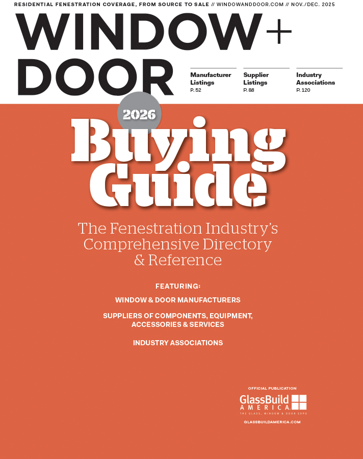 Window + Door Magazine's November/December issue, the Buying Guide, is now available to read online. This issue features the 2026 housing market outlook and 2026 construction industry forecast. Make sure to check it out here: windowanddoor.com/issue/nov-dec-…