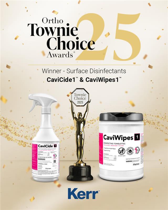 Winning the Townie Choice Award for Surface Disinfectants means everything to us! 🎉 

#KerrDental #TownieChoiceAwards
