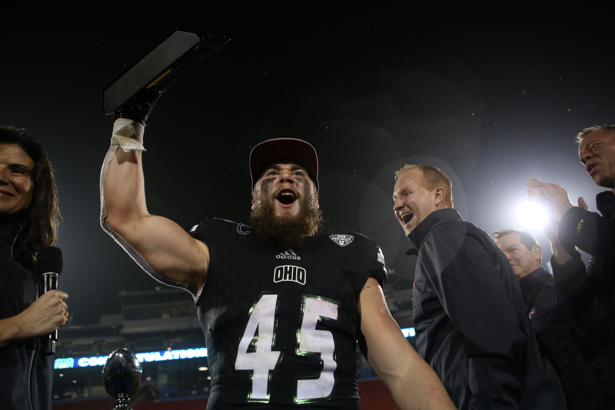 𝙁𝙡𝙖𝙨𝙝𝙗𝙖𝙘𝙠 𝙁𝙧𝙞𝙙𝙖𝙮 🤠 🏈 

On this day, 7 years ago the Ohio Bobcats defeated the San Diego State Aztecs in the 2018 DXL Frisco Bowl. The Bobcats will take on UNLV in the Scooters Frisco Bowl in just 4 days 

#OUohyeah