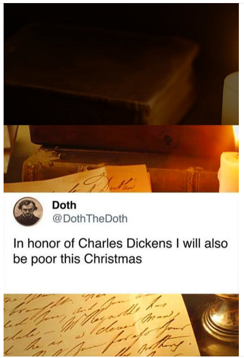 veronholsi2025's tweet photo. Dickens all the way
#HumorOnly #WritingCommunity #Reading https://t.co/tWPw9PoNkD