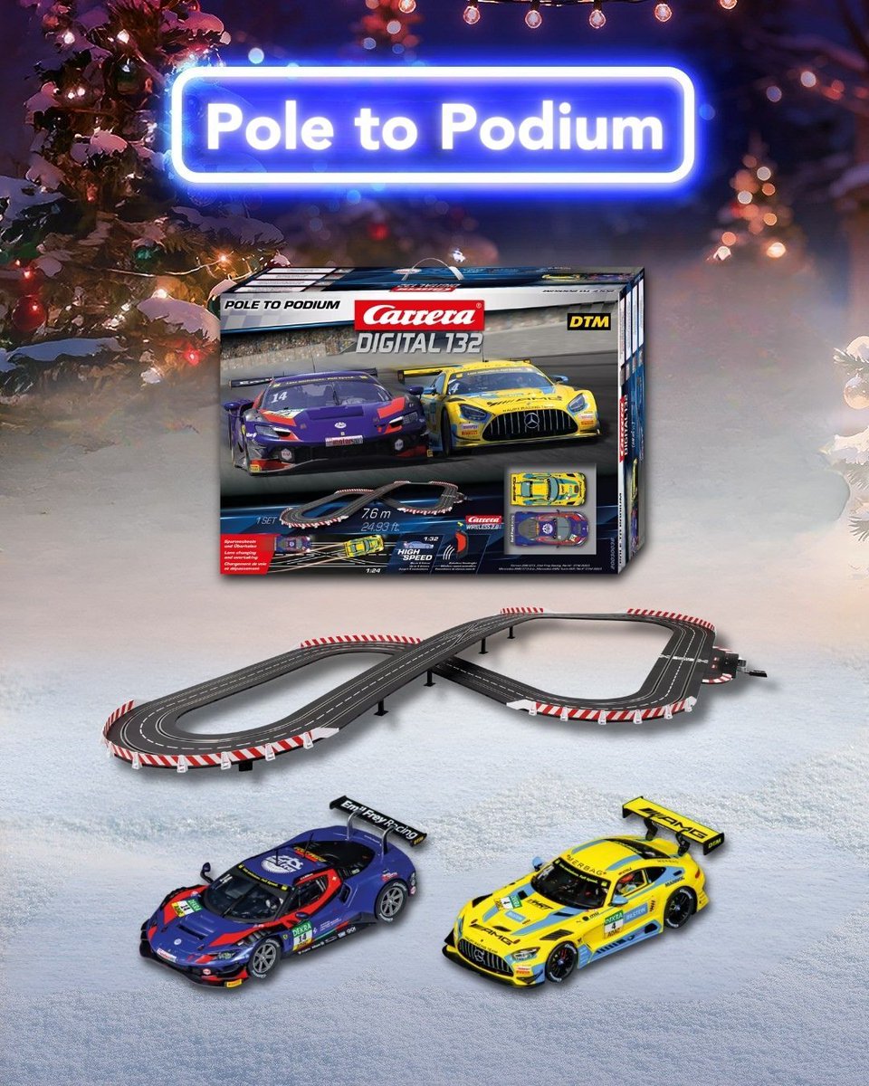 carrera_usa's tweet photo. ๐๏ธ๐จ Holiday races are here!ย
Race up to 6 cars at once on the Carrera Digital 132 track ๐๐จ
Race to victory! Grab Pole to Podium here: https://t.co/69IZVL7Tcn
#CarreraDigital132 #PoleToPodium #CarreraRacing #SlotCarRacing #SlotCars #RaceDay #RacingFun
#CarLovers https://t.co/6n2jvwmgLr
