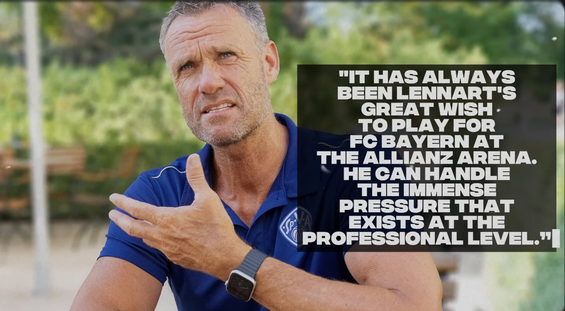 MunchenXtra's tweet image. Lennart Karl’s former coach: