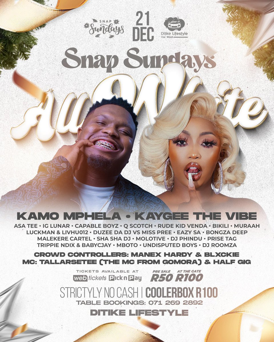 Full line up out now!!

Remember to secure your ticket in order to skip the queue 👀

webtickets.co.za/performance.as…