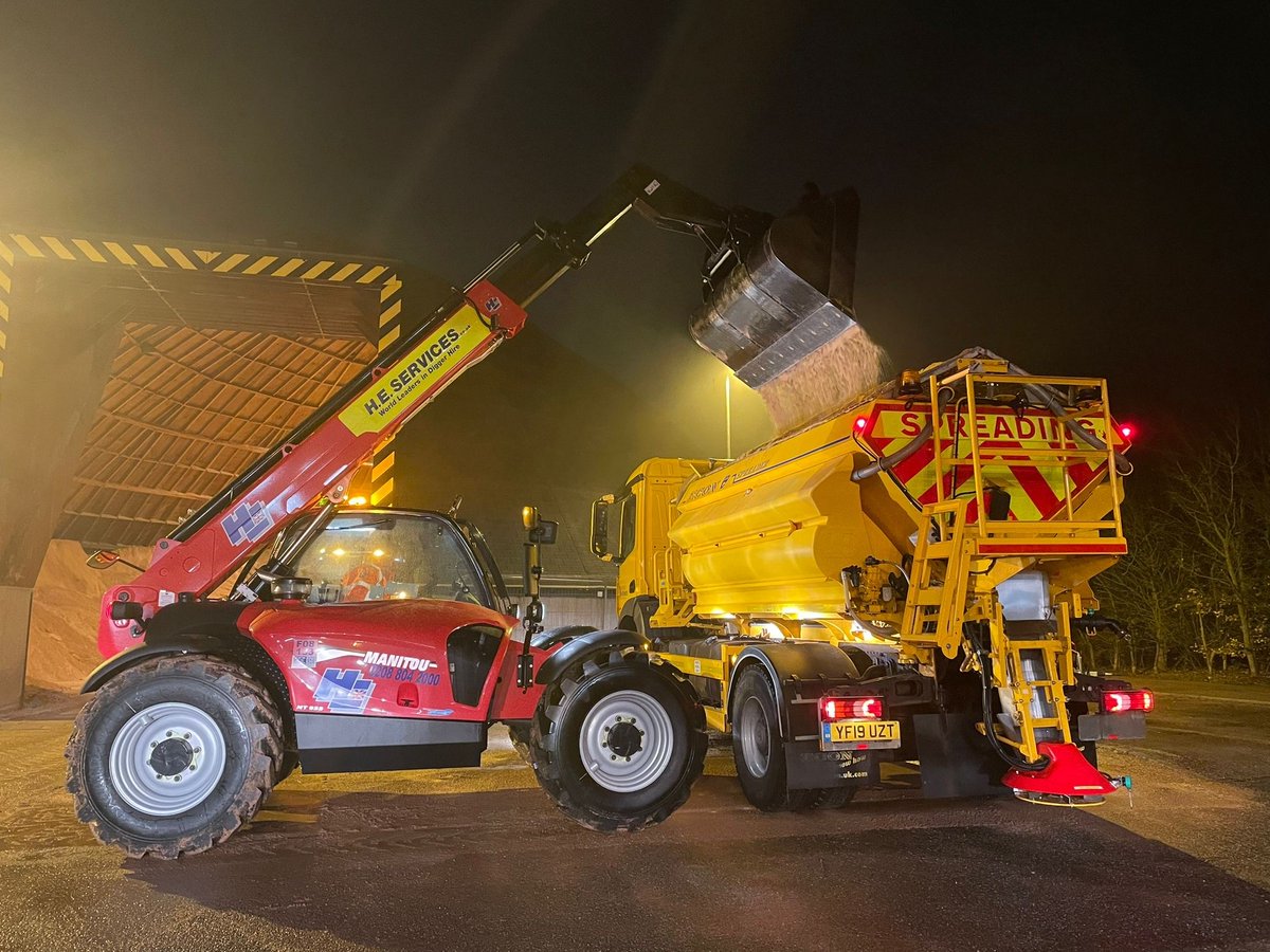 Fri 19 Dec - With road surface temps forecast to drop below 1°C, our teams will treat P1 routes across the county from 8pm. Take care when driving this evening.  #SuffolkWinter #WinterReady
