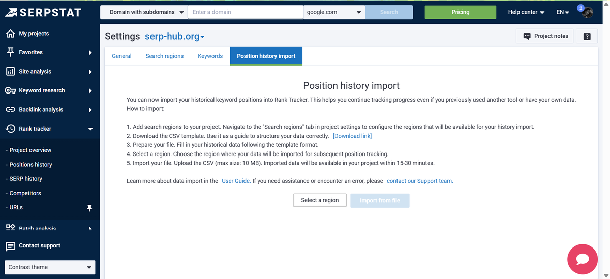 Serpstat tweet media