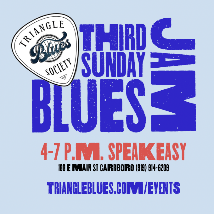 Join us this Sunday (Dec. 21) at the Speakeasy in downtown Carrboro for the Triangle Blues Society's Third Sunday jam! 

Details here: facebook.com/events/1660968…