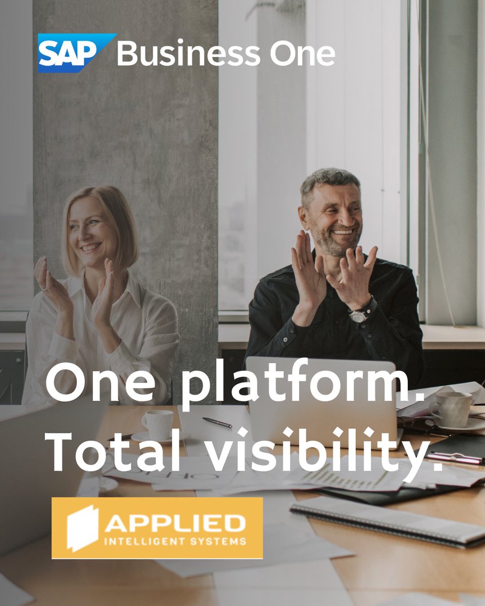One platform. Total visibility.

✔ Manage your entire business in one system
✔ Capture and follow up on leads instantly
 ✔ Generate quotes and track deals from start to payment
 ✔ Integrate seamlessly with tools like Microsoft 365

#SAPBusinessOne