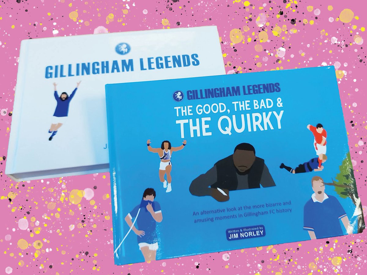 ⚽️MEDWAY &amp; SWALE XMAS DELIVERY STLL AVAILABLE ON ALL ITEMS⚽️

GILLINGHAM LEGENDS &amp; GL:GOOD, BAD &amp; QUIRKY are back by popular demand! 📚

Grab your copy for £15 each from
gillinghamlegends.com

Get a free Taylor or Jarvis pin badge if you buy both books!

#Gills #GFC