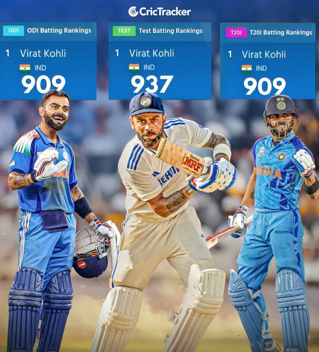 Name one player who owned all formats like this.🥶