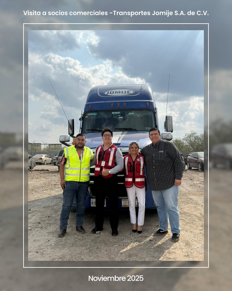 En B&amp;C Comercio Inteligente visitamos a Transportes Jomije S.A. de C.V., reforzando nuestra alianza con un socio especializado en transporte terrestre y soluciones puerta a puerta entre México y Estados Unidos. 📦 🚚
🌐 Descubre más comerciointeligentebc.com

#TransporteTerrestre