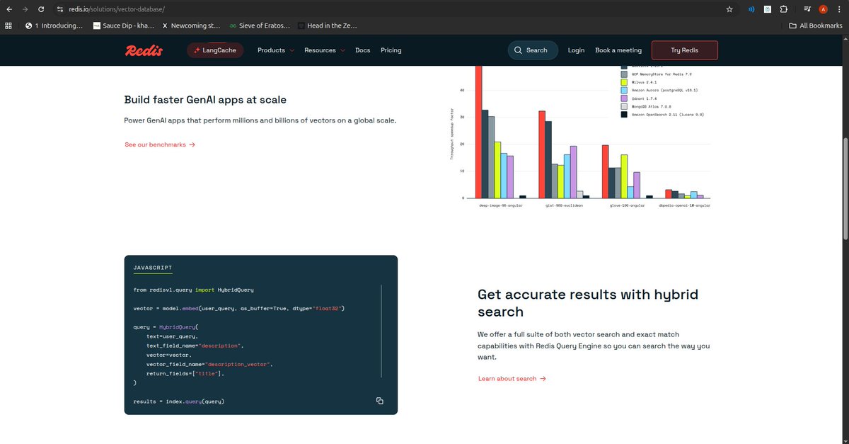 codewithashish's tweet photo. @Redisinc i think you have labelled a python code as javascript in your vector database landing page , a small typo https://t.co/VdVid7I4OM