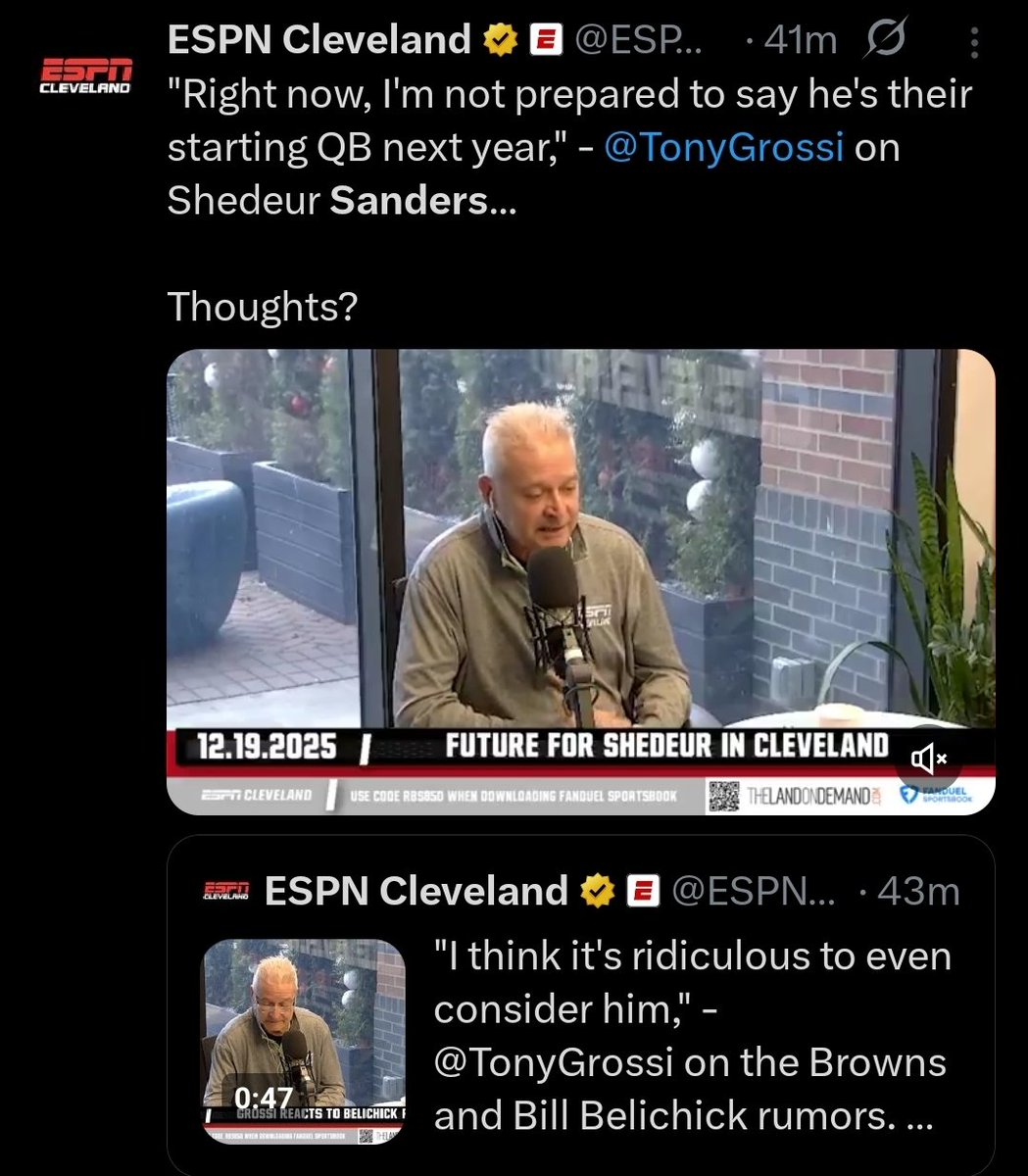 AdamWorldOrder's tweet image. Nothing like the @Browns trying to control the narrative through its shitty fucking media... @TonyGrossi @MaryKayCabot @923TheFan @ESPNCleveland..