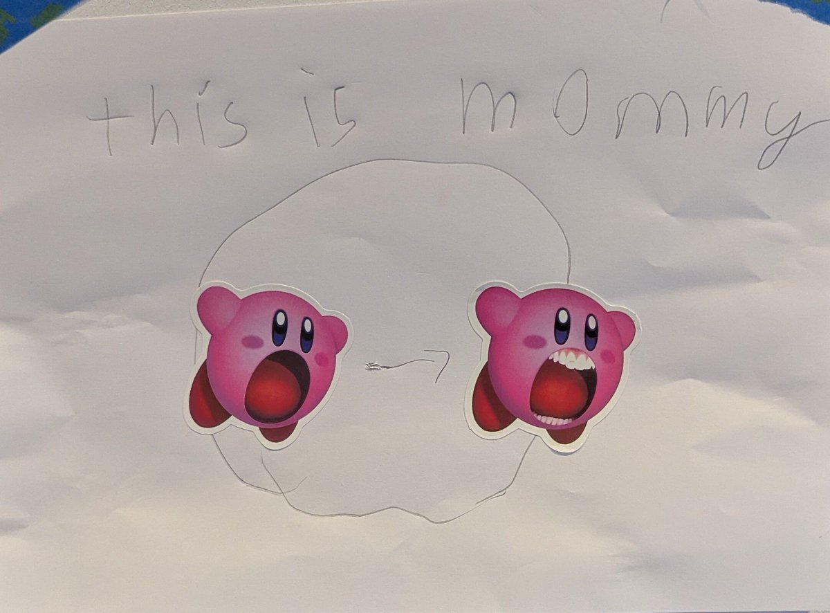 It's almost christmas. game is on sale. my son made his first shit post using knock off kirby stickers. happy holidays.