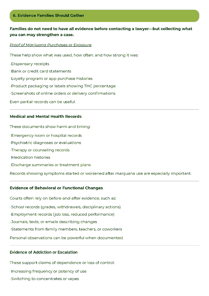 EveryBrainMatt's tweet photo. 📄 Have you or someone you love been harmed by marijuana/cannabis?
You may have legal options — and you’re not alone.

⚖️ When do lawyers and courts consider legal action?
Cases are typically evaluated based on key factors such as:
• Serious physical, mental, or developmental harm
• A clear connection between cannabis use and the harm
• Evidence of misleading marketing, lack of warnings, or high-THC products
• Foreseeable risks the industry knew or should have known
• Measurable damages like medical costs, lost income, or loss of life quality

🔎 Learn the full criteria and what evidence matters most
👉 Read the full guide here:
 https://t.co/jcgTUbRftt

💬 This information is for education only — not legal advice. A qualified attorney can help determine whether your situation meets these criteria.

🧠 Every Brain Matters. Families deserve truth, accountability, and support.