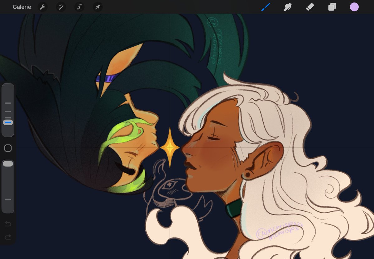 MChrisps's tweet image. [WIP] A star is shining between them.