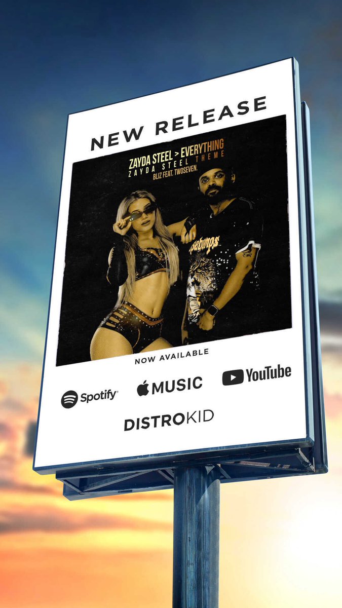 ItsBliz's tweet image. New Music!! As 1st heard on @ringofhonor, @ZaydaSteel new theme, “Zayda Steel Over Everything” feat. @TamiraSlade is now available on all streaming platforms. It’s @CapriceColeman &amp;amp; @IanRiccaboni approved

📸 By: @floodshot_ 
Cover Art By: @TamiraSlade
🔗: distrokid.com/hyperfollow/bl…