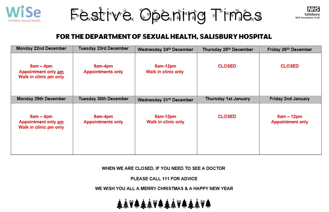 SalisburySH's tweet photo. Wishing everyone a Merry Christmas &amp; Happy New Year https://t.co/ZScArSNbBX