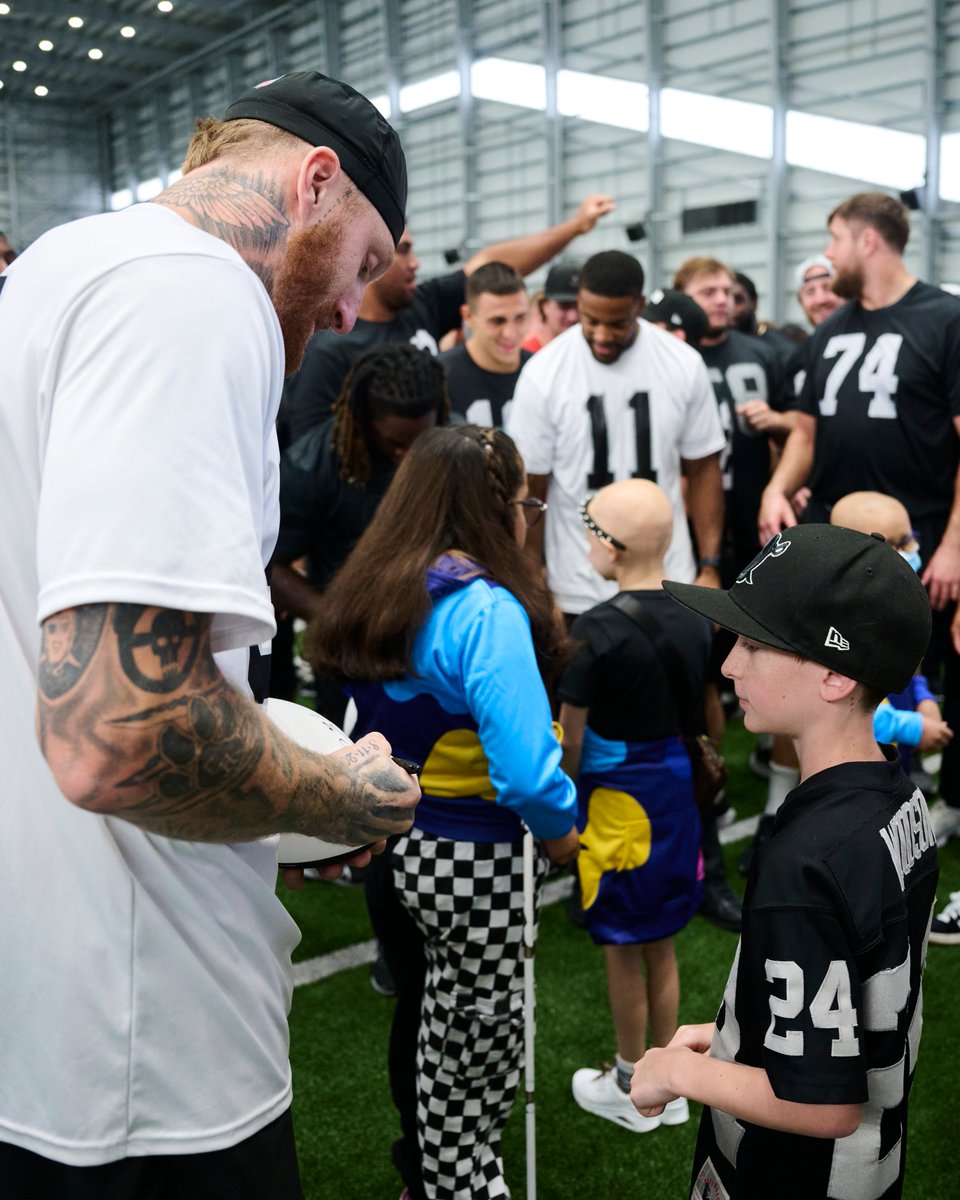 Raiders's tweet photo. Impact where it matters most.

#WPMOYChallenge + @CrosbyMaxx https://t.co/aeVID0vGDJ