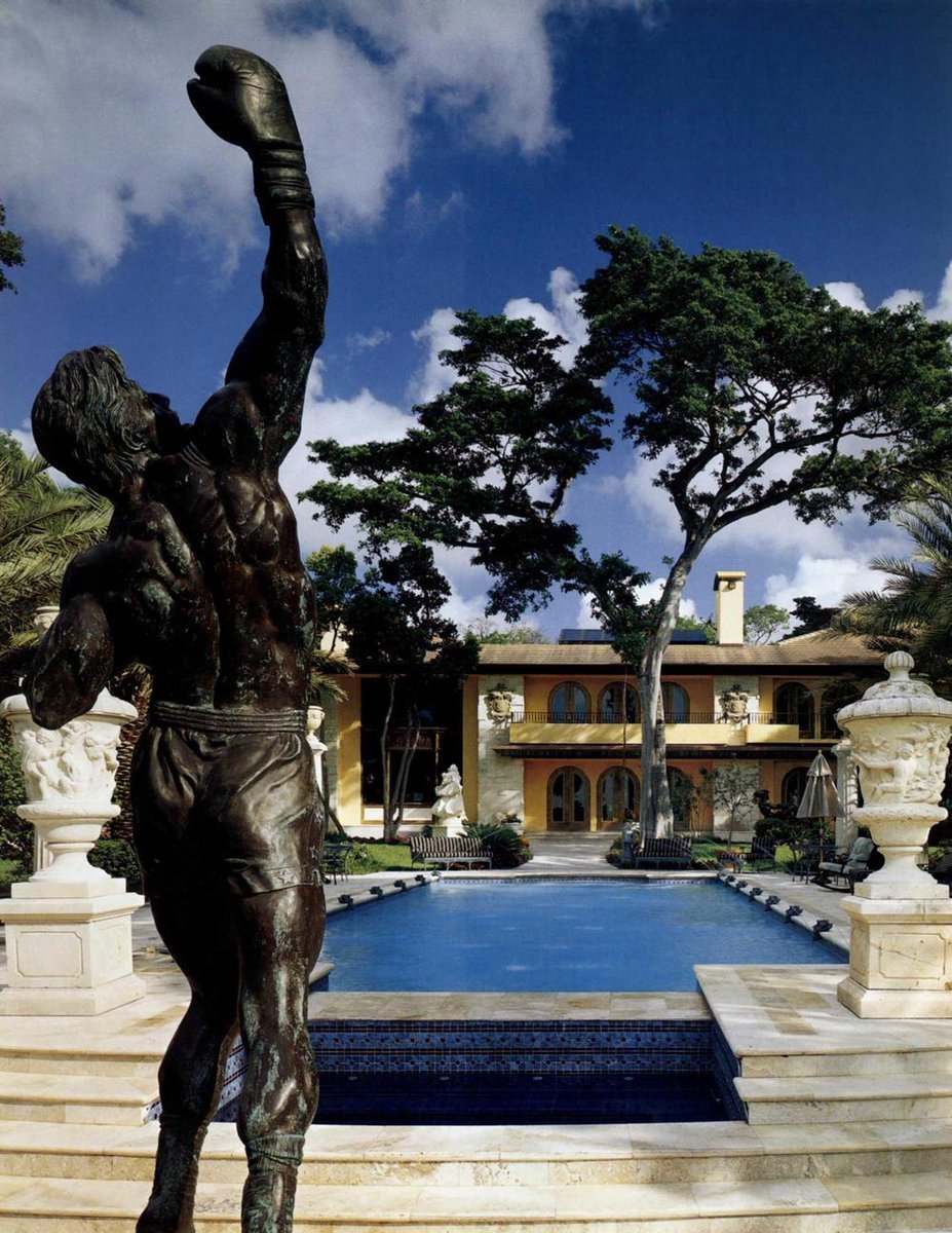 Ortgeist's tweet image. Miami Home of actor Sylvester Stallone, 1997