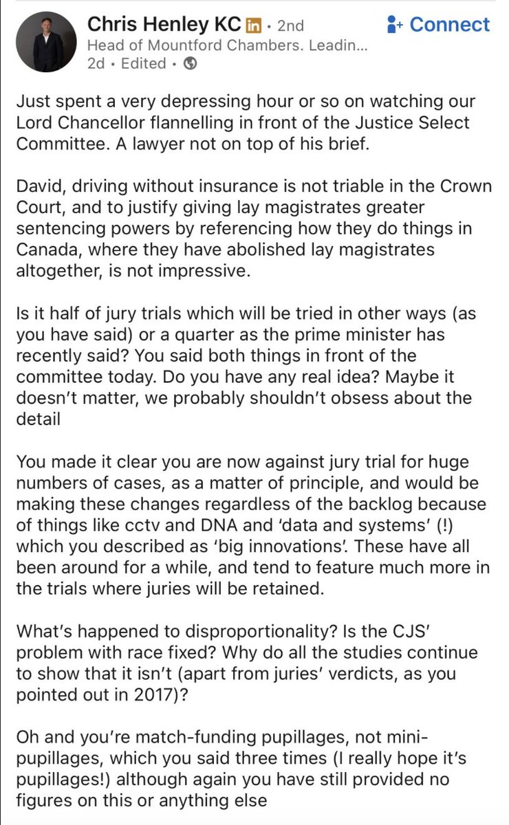 More examination of Lammy's abject performance in front of the Justice Select Committee this week.

The man is public menace! 🤦‍♀️