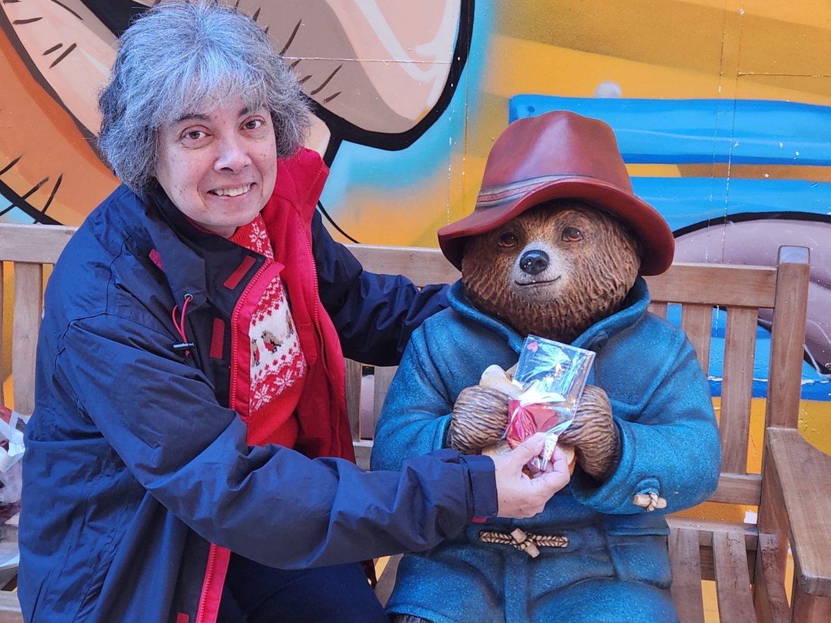 lightprojectpb's tweet image. Our Street Chaplains were out in the city centre again this morning to give out Christmas Hearts - even Santa and Paddington Bear received a heart!

There were many smiles on recipient's faces with one woman saying "That's really brightened up my day, thank you!" 😃💛