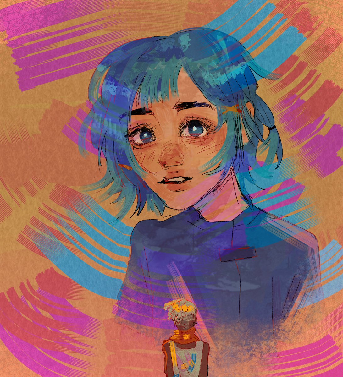 Shironity's tweet image. Art vs artist #arcane #arcanefanart #ekko #jinx #illustration