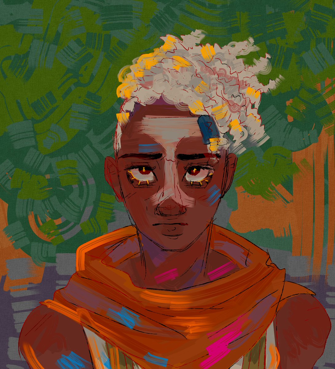 Shironity's tweet image. Art vs artist #arcane #arcanefanart #ekko #jinx #illustration