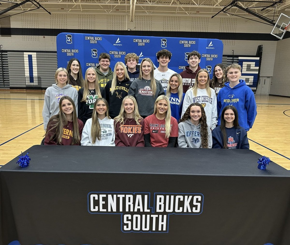 CBSouthHS's tweet photo. Congratulations to all of our Seniors who committed to play collegiate sports at our signing day! https://t.co/6xvrokkFPO