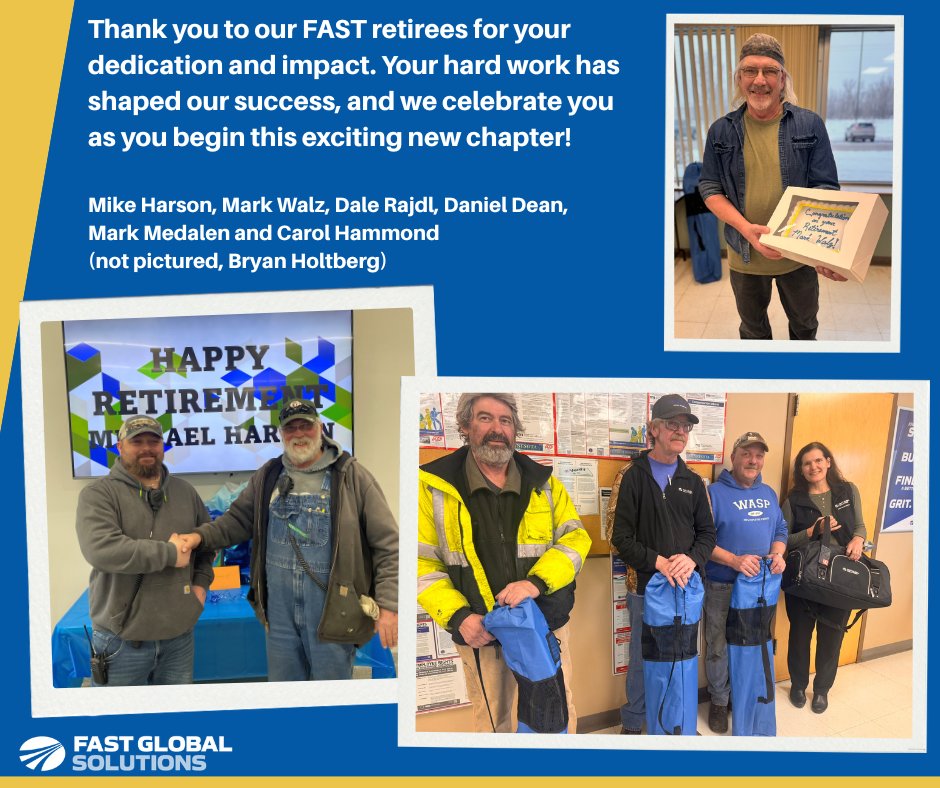 FASTequip's tweet image. Congratulations to our teammates on your retirement!